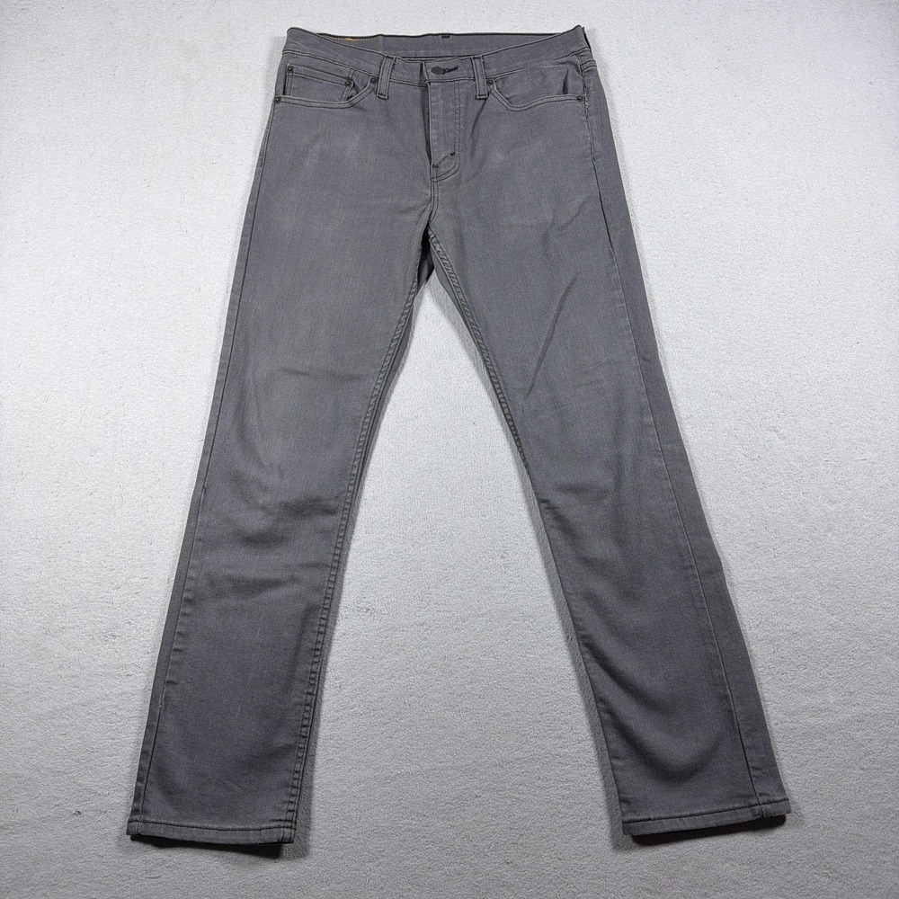 Levis 511 Jeans Mens 32x30 Gray Charcoal Wash Slim Fit Stretch Denim Pants